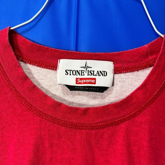 Supreme x Stone Island T-shirt Size L - Picture 3 of 8